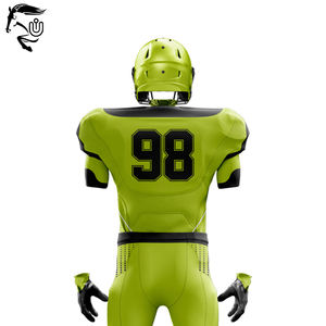 Uniformes de fútbol americano impresos personalizados de calidad superior conjuntos de equipo de manga corta con nuevo diseño de logotipo para uso deportivo - Product Image 6