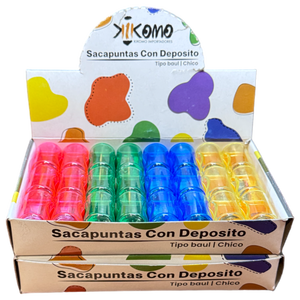 Petit taille-crayon avec conteneur de rangement de type coffre - Product Image 4