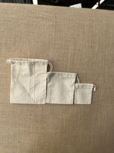 Pochette cadeau en coton réutilisable à impression personnalisée fermeture à glissière cordon de serrage fête faveur bonbons emballage petits sacs à provisions quantité minimale de commande de style ethnique - Product Image 4