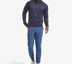 Nouveau design 2025 solide personnalisé 100% coton hiver perlé respirant séchage rapide pull à capuche zippé pour hommes - Product Image 4