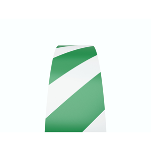 LongLife - Nastro di Marcatura per Pavimenti, autoadesivo 50mm, Verde/Bianco - LG50-GW - Product Image 3
