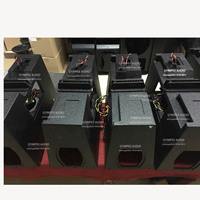 Altavoces de neodimio con componentes de tres vías de 2*10 '', gabinete vacío de madera contrachapada de abedul, altavoces de matriz de línea profesional