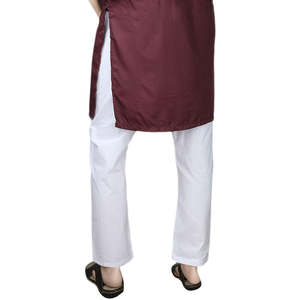 Chase Value <b>Men's</b> 100% Cotton <b>Pyjama</b>-White Sizes SM - Product Image 2