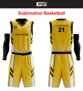 Uniforme de baloncesto personalizado de excelente calidad de secado rápido para hombre - Product Image 2
