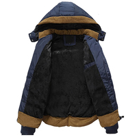 Veste matelassée imperméable, écologique et respirante en polyester/nylon, personnalisable, avec capuche amovible, col montant, logo frontal, coupe ample