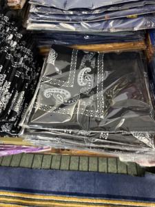 Bandanas en coton 100% de qualité supérieure, imprimés animaux tendance, carrés, séchage rapide, imprimés numériques, multifonctionnels, 22 pouces, quatre - Product Image 5