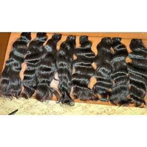 Paquet de cheveux indiens bruts vierges de qualité certifiée 100% cuticule non traitée alignée avec un prix raisonnable perruques de cheveux humains réels - Product Image 5