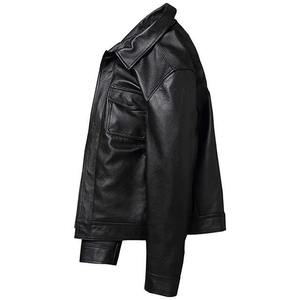 Venta al por mayor 2024 de alta calidad a prueba de viento por encargo transpirable cremallera motocicleta chaqueta de cuero OEM servicio de diseño - Product Image 5