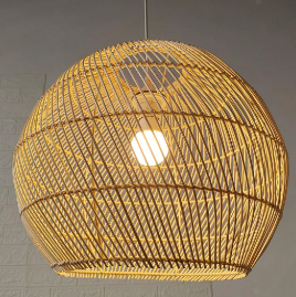 Handgemaakte Bamboe Rieten Papier <span class=keywords><strong>String</strong></span> Hanglamp Indoor Outdoor Moderne <span class=keywords><strong>Art</strong></span> Deco Plafondinstallatie Voor Appartement Bar Wonen - Product Image 6