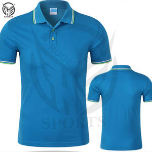 2025 Golf personalizado para hombres para polo 100% PK-Tela de punto de varios colores sólidos bordada de algodón - Product Image 4