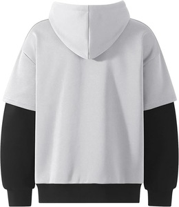 Sudadera con Capucha de Alta Calidad para Hombre, de Invierno, Lisa, Teñida, Gruesa, de Manga Larga, Corte Clásico, Secado Rápido, con Cordón Ajustable - Product Image 2