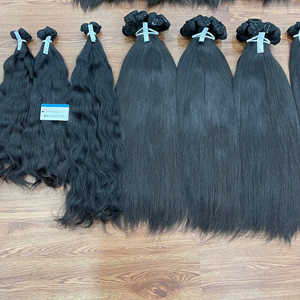 ¡ALTA CALIDAD SUPERIOR! Extensiones de cabello humano de trama vietnamita 100%, extensiones de cabello de trama recta natural Remy de doble dibujado virgen cruda - Product Image 5