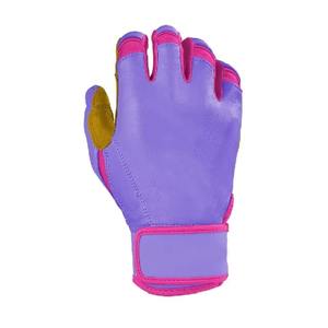 Gants de frappe de baseball professionnels durables de haute qualité, logo personnalisé et fermeture à boucle pour la main gauche, en cuir, pour adultes - Product Image 3