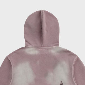 Sweats à capuche d'hiver pour hommes 100% coton Streetwear à fermeture éclair brodés pour un nouveau design Top Seller Faible MOQ Vente en gros Sunfaded - Product Image 6