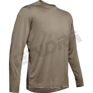 เสื้อแขนยาวสำหรับผู้ชายแห้งเร็วชุดออกกำลังกายผ้ายืดสำหรับตกปลาชุดออกกำลังกายกลางแจ้งแบบลำลอง - Product Image 2