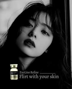 Exoline Refine Serum Ampoules Fórmula avanzada para blanquear la cara Crecimiento del cabello Línea fina Eliminación de arrugas Glicerina principal - Product Image 2