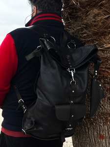 Mochila Premium de viaje de cuero Rolltop hecha a mano limitada Mochila para portátil 2017 - Product Image 6