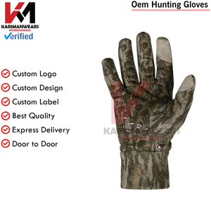 Gants de chasse en polaire par temps froid pour hommes Matériau extensible durable et chaud Poignée de paume texturée Tous les gants d'aventures en plein air - Product Image 3