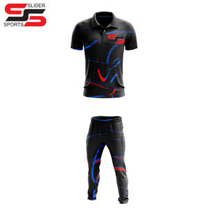 Kit de cricket à sublimation personnalisée ensemble d'uniformes pour hommes tailles adultes chemise et pantalon de cricket à demi-manches - Product Image 3