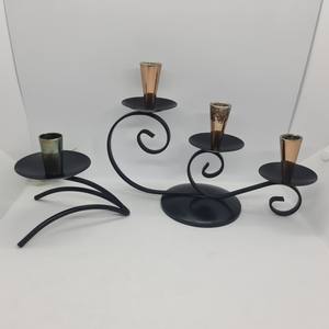 Excellent artisanat fer Designer bougeoir 3 bougeoirs dans un cadre article décent de l'Inde - Product Image 5