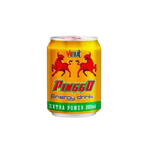 250ml Pingo healthy extra power energy drink add logo