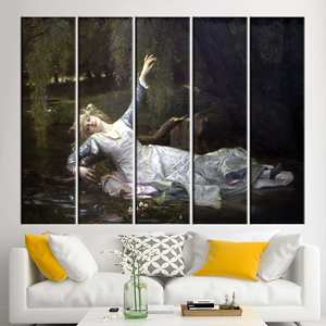 โอฟีเลีย วูแมน วอลล์ เดคคอร์ - งานศิลปะบนผ้าใบพิมพ์ลายชื่อดัง,5P:Gallery Wrapped - Product Image 1