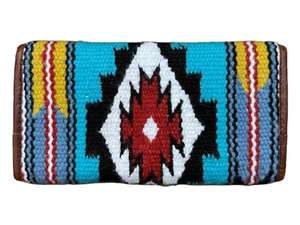 Cartera Trifold Floral con Diseño Western para Mujer, Tejido Tipo Manta, con Correa para la Muñeca, Bloqueo RFID, Forro de Nailon Resistente, para Viajes y Uso Diario - Product Image 2