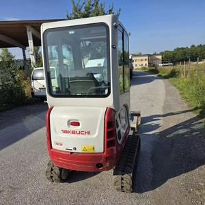 Mini-excavatrice Takeuchi TB216, excavatrice multifonction avec dents de godet - Product Image 4