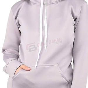 Survêtement pull respirant pour femme vêtements d'hiver décontractés à manches longues avec col à capuche couleur unie vierge - Product Image 2