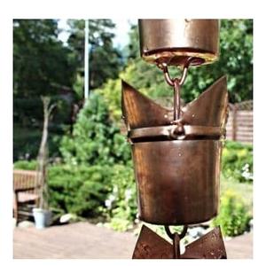 Cadena de lluvia de hierro grueso para decoración de exteriores, cadena colgante de forma personalizada con diseño clásico de la mejor calidad - Product Image 2