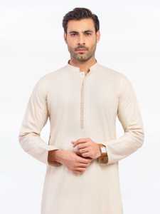 Salwar Kameez Classique pour Hommes Pakistanais, Vêtement Ethnique Traditionnel pour Mariage, Eid, Jumma, Usage Quotidien, Occasion Formelle - Product Image 2