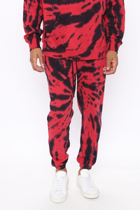 2026 alta calidad bajo MOQ personalizado tie Dye 2 piezas conjunto hombres serigrafía, bordado, etc pantalones de chándal y Zip up Hoodie Set Unisex - Product Image 4