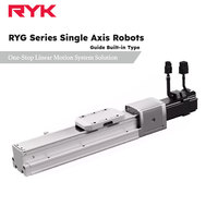 Módulo CNC de Alta Precisión RY80G Nema8 Mini, Mesa Deslizante con Tornillo de Bolas, Guía Lineal Eléctrica, Actuador de Movimiento Lineal