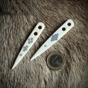 Aiguille à broder en corne de buffle, pointe fine, pour laine et fil, accessoire de couture durable pour le tufting et la couture - Product Image 1