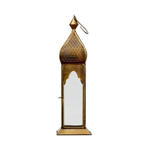 Minimalist Black Metal <b>Candle</b> <b>Lanterns</b> for Home & <b>Garden</b> Decor, Powder-Coated Outdoor Decorative <b>Lanterns</b> for Bulk Orders - Product Image 4