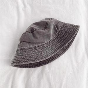 Chapeaux seau unisexe respirants pliants pour l'extérieur avec logo personnalisé pour l'été vente en gros de couleur simple plage vintage occasionnels usage quotidien résistant au soleil - Product Image 5