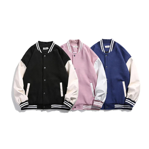 Veste Letterman de baseball personnalisée pour adultes et jeunes Veste universitaire en polaire colorée Nouvelle mode de haute qualité - Product Image 6