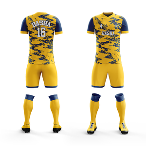 2025 uniforme de fútbol de alta calidad para hombres personalizado de alta calidad de secado rápido transpirable Jersey ropa de fútbol - Product Image 3