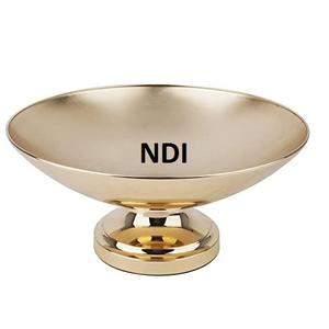 Frutero de Metal con acabado dorado, centro de mesa de tamaño estándar y decoración de mesa, cuenco decorativo para servidor de frutas - Product Image 3