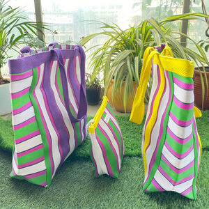 Sacs à provisions en nylon recyclé écologique Sac à linge d'approvisionnement en vrac en plastique polypropylène durable réutilisable fabriqué en Inde - Product Image 1