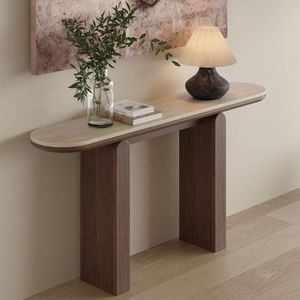 Table de console Capsule avec dalle de marbre - Product Image 4