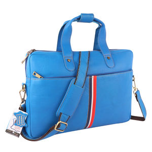 Sac de messager en cuir véritable à des prix abordables avec sac utilitaire multifonctionnel et grande capacité pour ordinateur portable de l'exportateur indien - Product Image 4