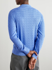 Unisex 100% Cotton Knit <b>Sweater</b> Custom Men's V Neck for Polo <b>Shirt</b> Long Sleeves Wholesale Manufacturers' Eco-Friendly Mens Wool - Product Image 3