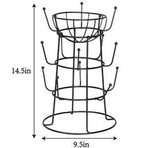 New luxury design metal mug stand coffee mug holder for home kitchenware hotel <b>tabletop</b> kitchen counter made in india wholesale - Product Image 5