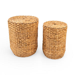 Panier à linge ovale pour le rangement des vêtements - Product Image 1