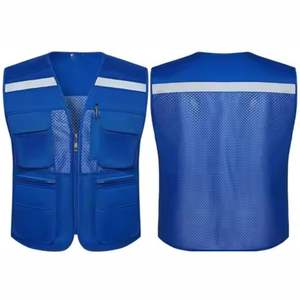 Vente en gros de gilets sans manches personnalisés de haute qualité gilets de travail pour hommes avec gilet pour hommes multi-poches, poche en 5 dimensions - Product Image 1