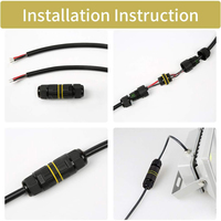 M20 IP68 Wasserdichtes Aluminium/Nylon UHF RF Solarstromsystem für den Außenbereich, Leiterplattenverbindungen, 450V 32-41A Schnellverschlussplatine