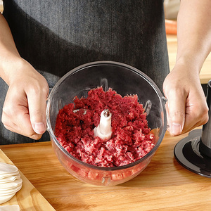 Trituradora y trituradora multifuncional totalmente automática, picadora de carne pequeña eléctrica para uso doméstico - Product Image 4