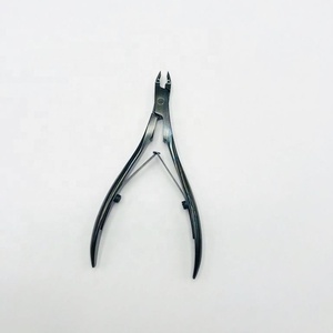Professional Grade Solid Stainless Steel Toenail Nipper Plasma Black Color Custom Logo Wholesale Cuticle <b>Clipper</b> <b>for</b> <b>Nail</b> <b>Toes</b> - Product Image 5