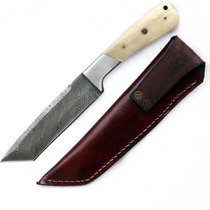 Personnalisable de qualité supérieure fait à la main en acier damas chasse Bowie Skinner couteau confortable manche en bois poignée OEM pris en charge - Product Image 3